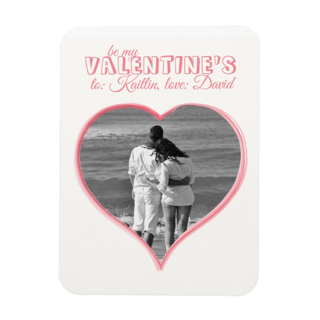 Ímã Coração com forma recortada Magnet (Vertical)