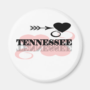 Imã Coração cor-de-rosa Tennessee