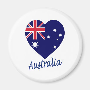 Imã Coração da bandeira de Austrália
