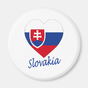 Imã Coração da bandeira de Slovakia