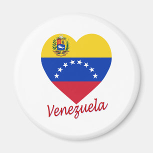 Imã Coração da bandeira de Venezuela