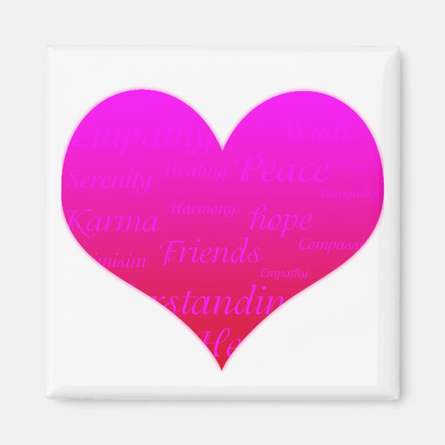 Imã Coração da Esperança (Frente)