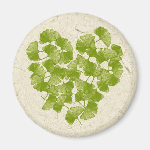 Imã Coração da folha da nogueira-do-Japão