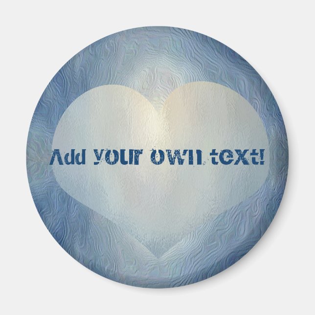 Imã Coração da Lua Azul (Frente)