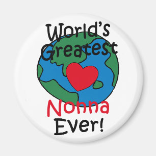 Imã Coração da Melhor Nonna do Mundo