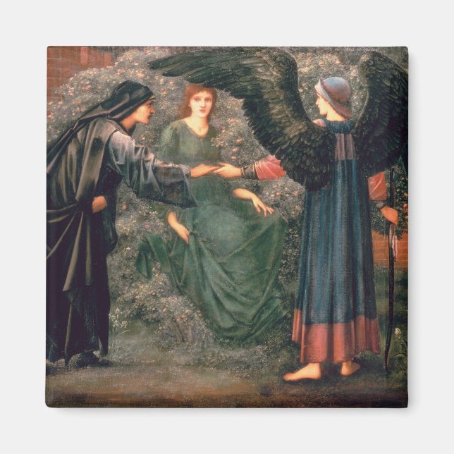 Imã Coração da Rosa (Frente)