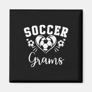 Imã Coração de Futebol Grams de Futebol