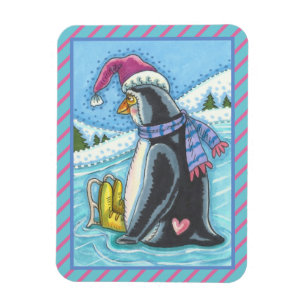 ÍMÃ CORAÇÃO DE INFERNO FRIO VARME PENGUIN NATAL MAGN