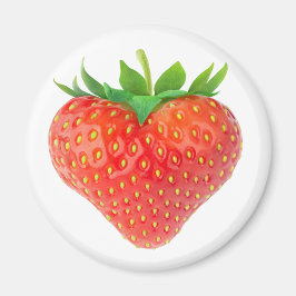 Imã Coração de morango