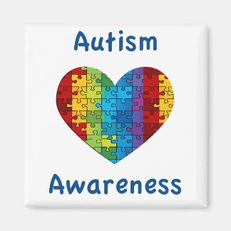Imã Coração de Sensibilização Autismo
