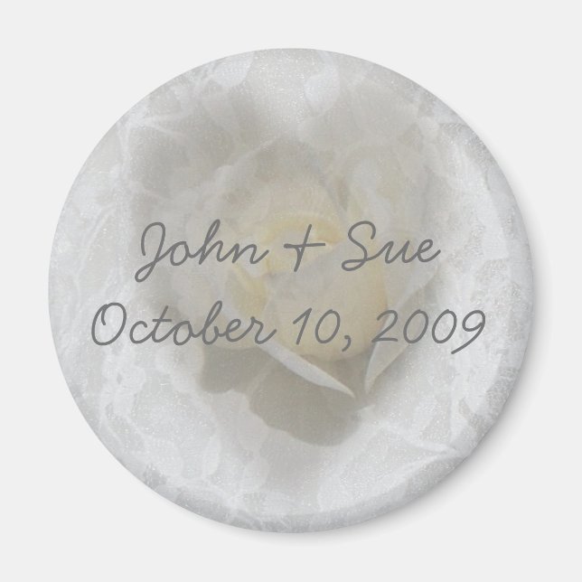 Imã Coração de um Rosa (Frente)