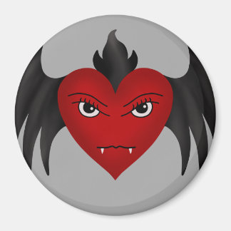 Imã Coração de vampiro gótico e bonito
