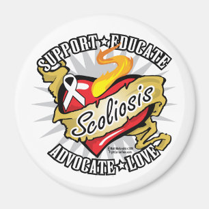 Imã Coração do clássico da escoliose