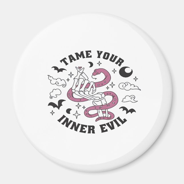 Imã Coração do Fazer da Mão do Esqueleto (Frente)