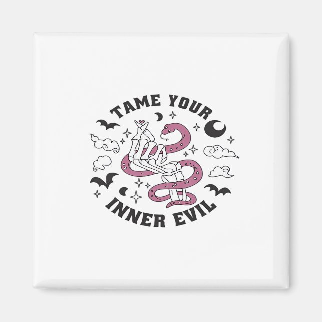 Imã Coração do Fazer da Mão do Esqueleto (Frente)