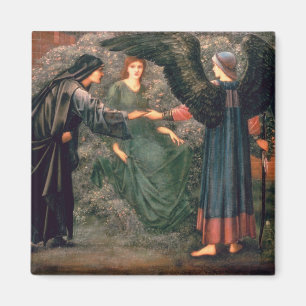 Imã Coração do rosa