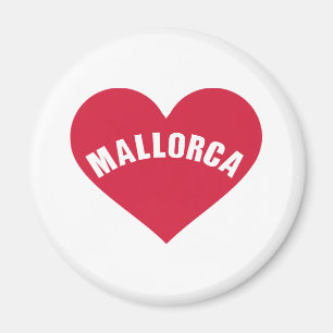 Imã Coração do vermelho de Mallorca
