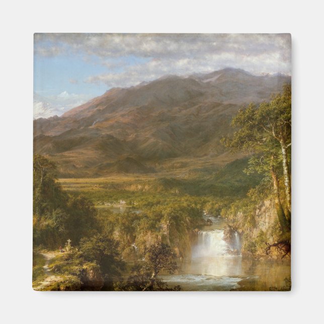 Imã Coração dos Andes (paisagem sul-americana) (Frente)