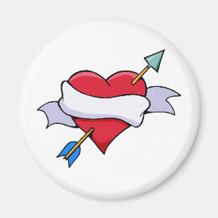 Imã Coração dos namorados do arco & da seta com