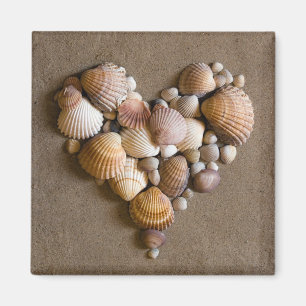 Imã Coração dos namorados feito com escudos