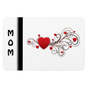 Ímã Coração enrolado