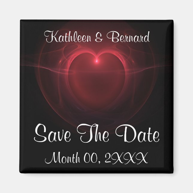 Imã Coração iluminado (Frente)