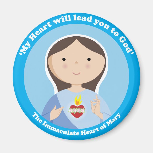 Imã Coração Imaculado de Maria (Frente)