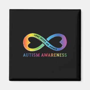 Imã Coração Infinito Amor Conscientização do Autismo N