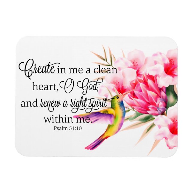 Ímã Coração limpo (Horizontal)