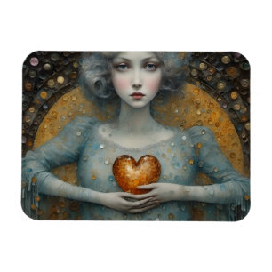 Ímã Coração nas Mãos