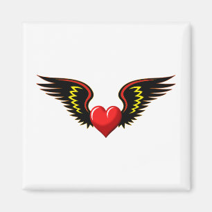 Imã Coração ondulado