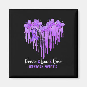 Imã Coração Paz Amor Cura Fibromialgia Consciência