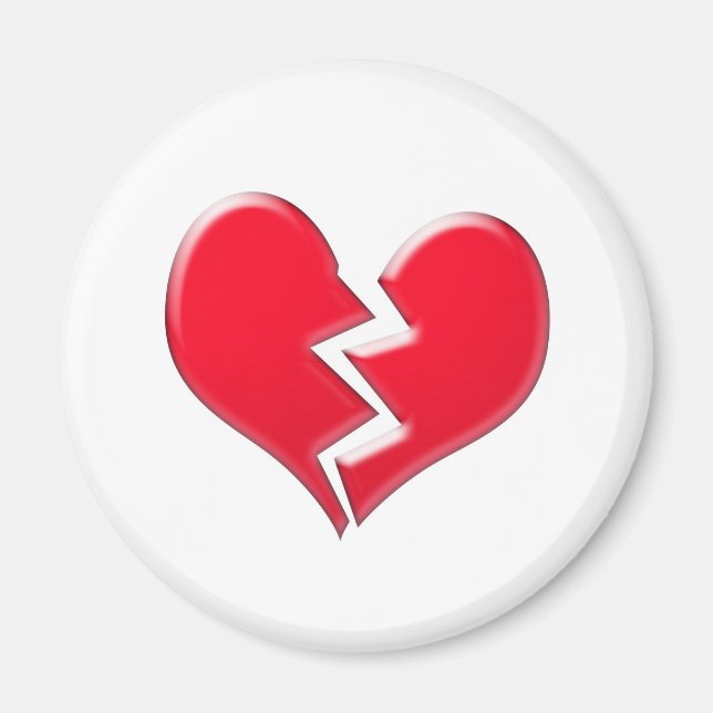 Imã Coração quebrado (Frente)