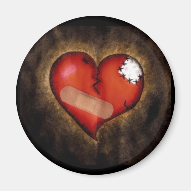 Imã Coração quebrado/magneta coronária intermitente (Frente)