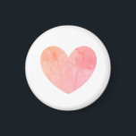 Imã Coração rosa<br><div class="desc">Espalhe o amor com este ímã cardíaco.</div>
