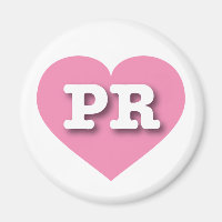 Coração Rosa de Porto Rico - Eu adoro RP