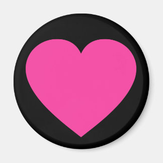 Imã Coração Rosa Simples