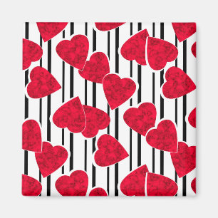 Imã Coração vermelho