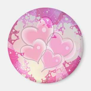 Imã CORAÇÕES ABSTRATOS por SHARON SHARPE