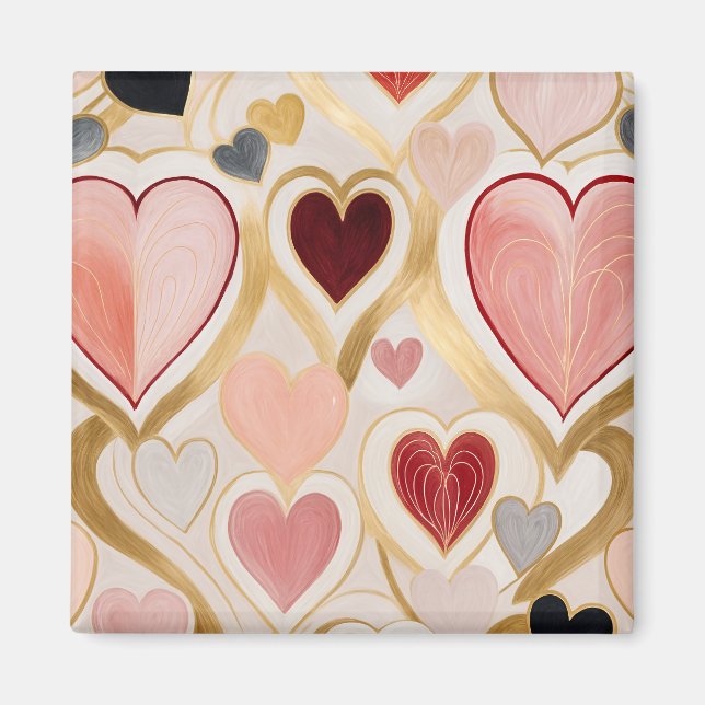 Imã Corações de Amor (Frente)