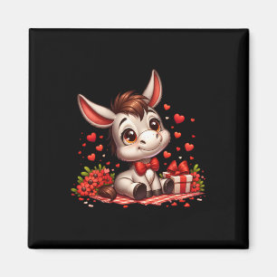 Imã Corações de burro de São Valentão Animal de fazend