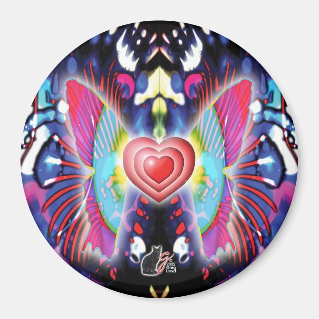 Imã Corações de Glys (Frente)