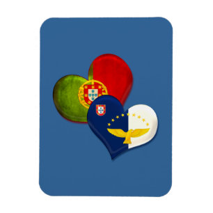 Ímã Corações de Portugal e de Açores