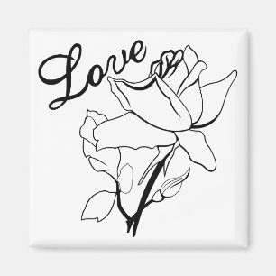 Imã Corações de Rosas de Amor Verdadeiro Dia dos Namor