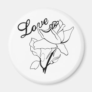 Imã Corações de Rosas de Amor Verdadeiro Dia dos Namor