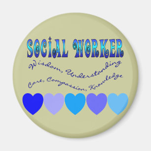Imã CORAÇÕES do AZUL do assistente social