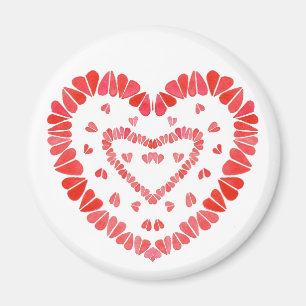 Imã CORAÇÕES DOCES Redondas