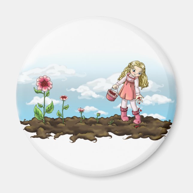 Imã Corações em Crescimento (Frente)