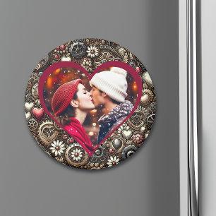Imã Corações, Flores e Artes Esterpados Personalizados