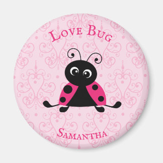 Imã Corações - Magneta Ladybug Personalizada